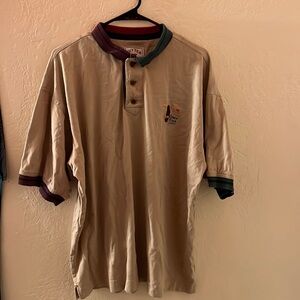 Vintage 90s Costa rica 76 gas polo shirt tucan
